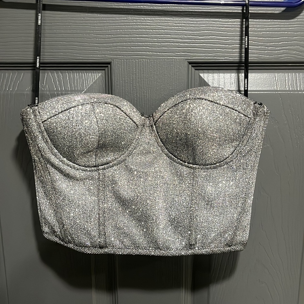 Never worn, Forever 21 sparkle top. Perfect for a birthday or going out occasion - Picture 1 of 2